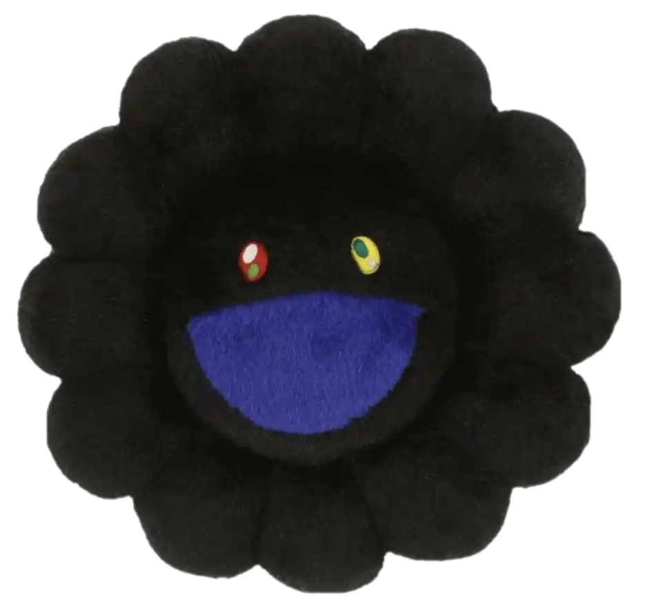 Takashi Murakami Flower Plush 12-Inch - Black