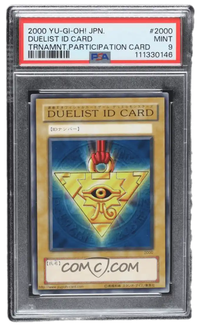 2000 Yu-Gi-Oh! World Championship Tournament 2000 Participation Card - Promos #2000 - Duelist ID Card PSA 9 MINT