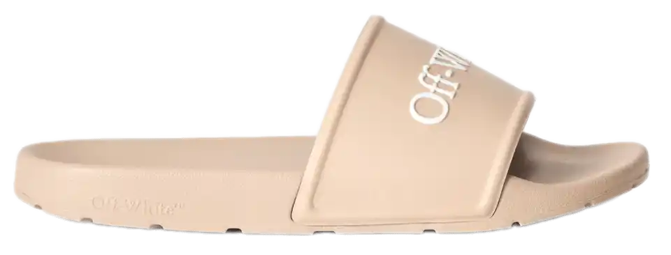 Off-White Bookish Slider - Sesame/White