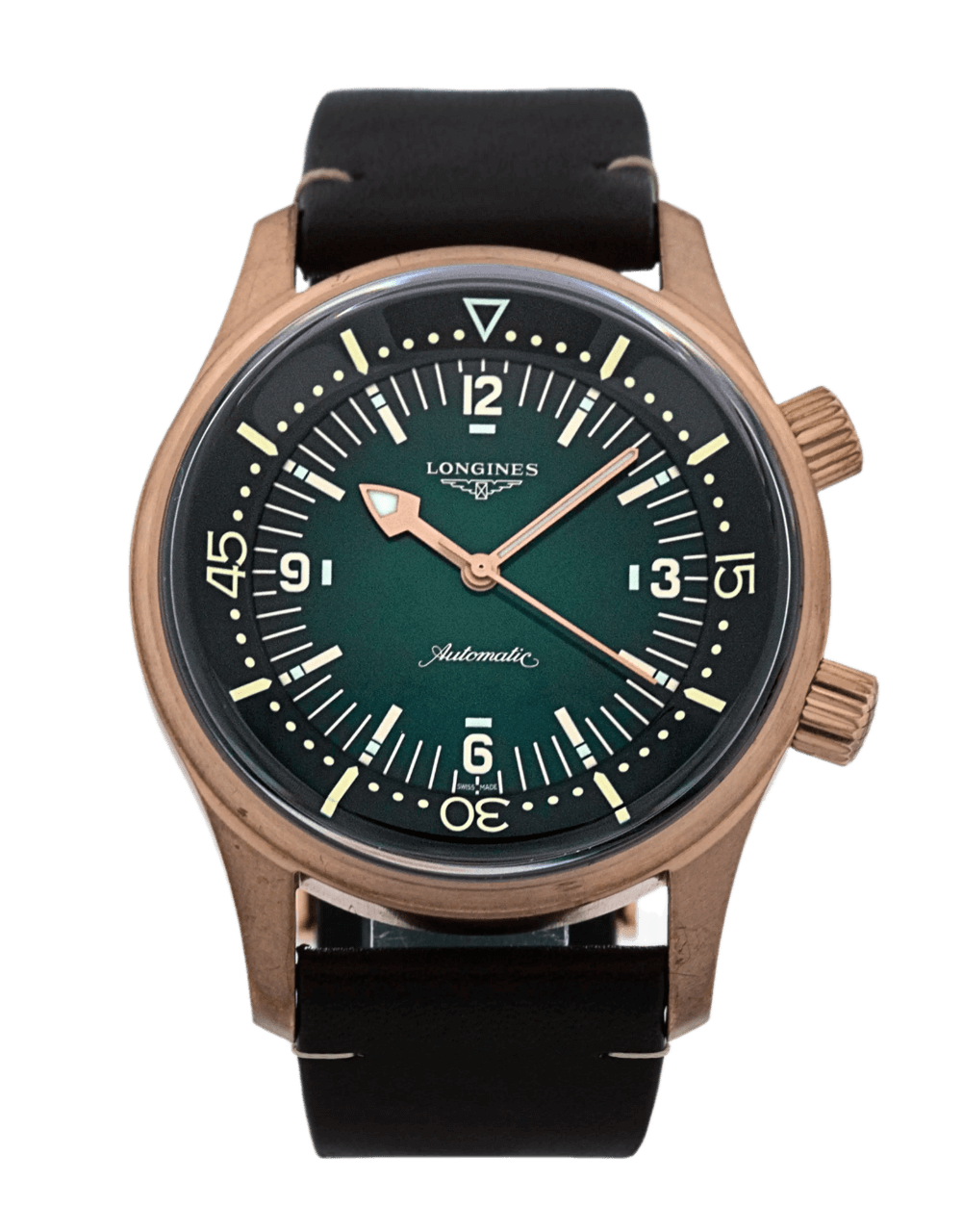Longines Legend Diver Green Dial - 42mm, Bronze (2022)