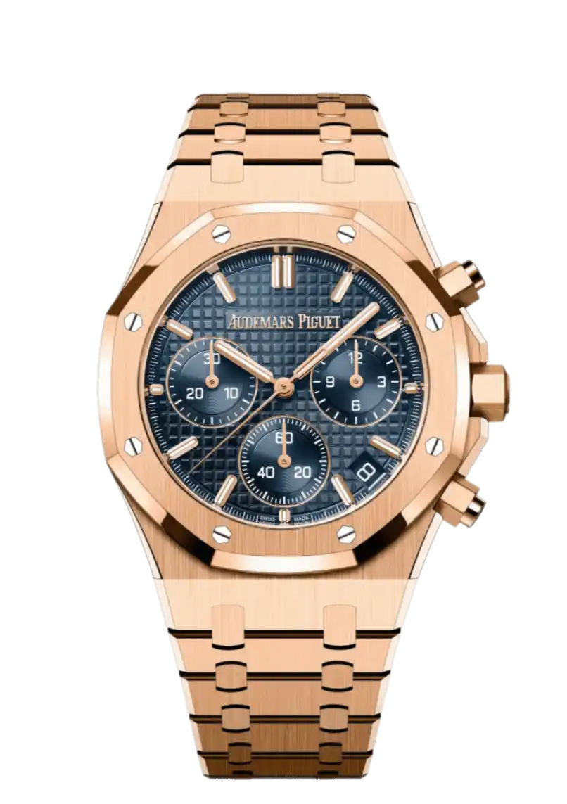 Audemars Piguet Royal Oak Blue Dial - 41mm, Rose Gold (2020)
