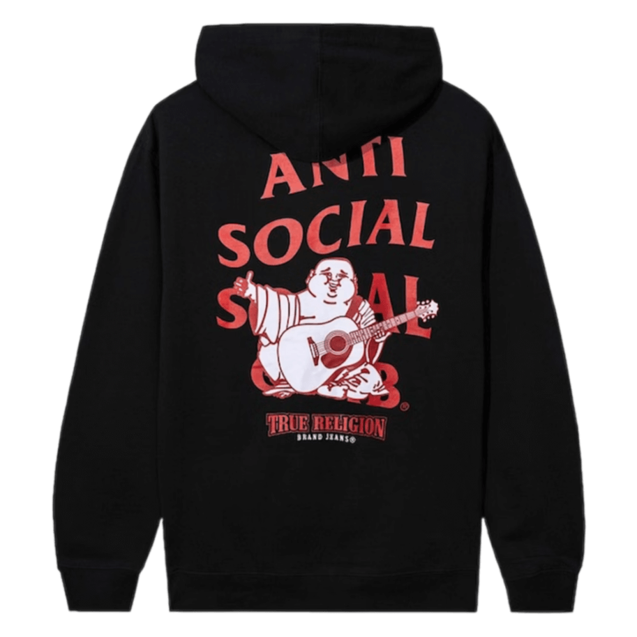 Anti Social Social Club x True Religion Anti-Truth Premium Heavyweight Hoodie - Black