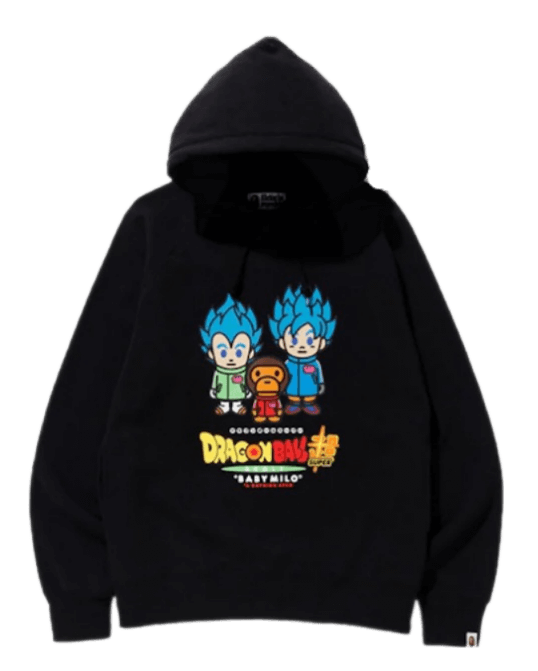 BAPE x Dragonball Super Son Goku & Vegeta Hoodie - Black