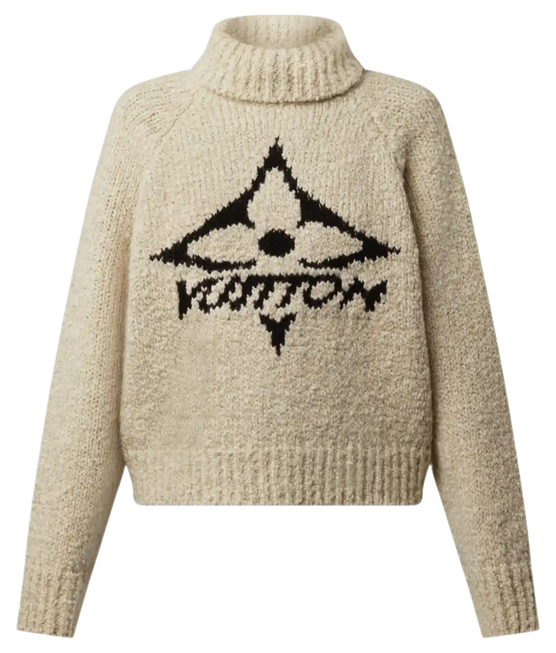 Louis Vuitton Signature Knit Turtleneck Pullover - Camel
