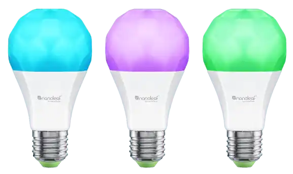 Nanoleaf Essentials Matter A19 Smart Bulb (3 Pack)
