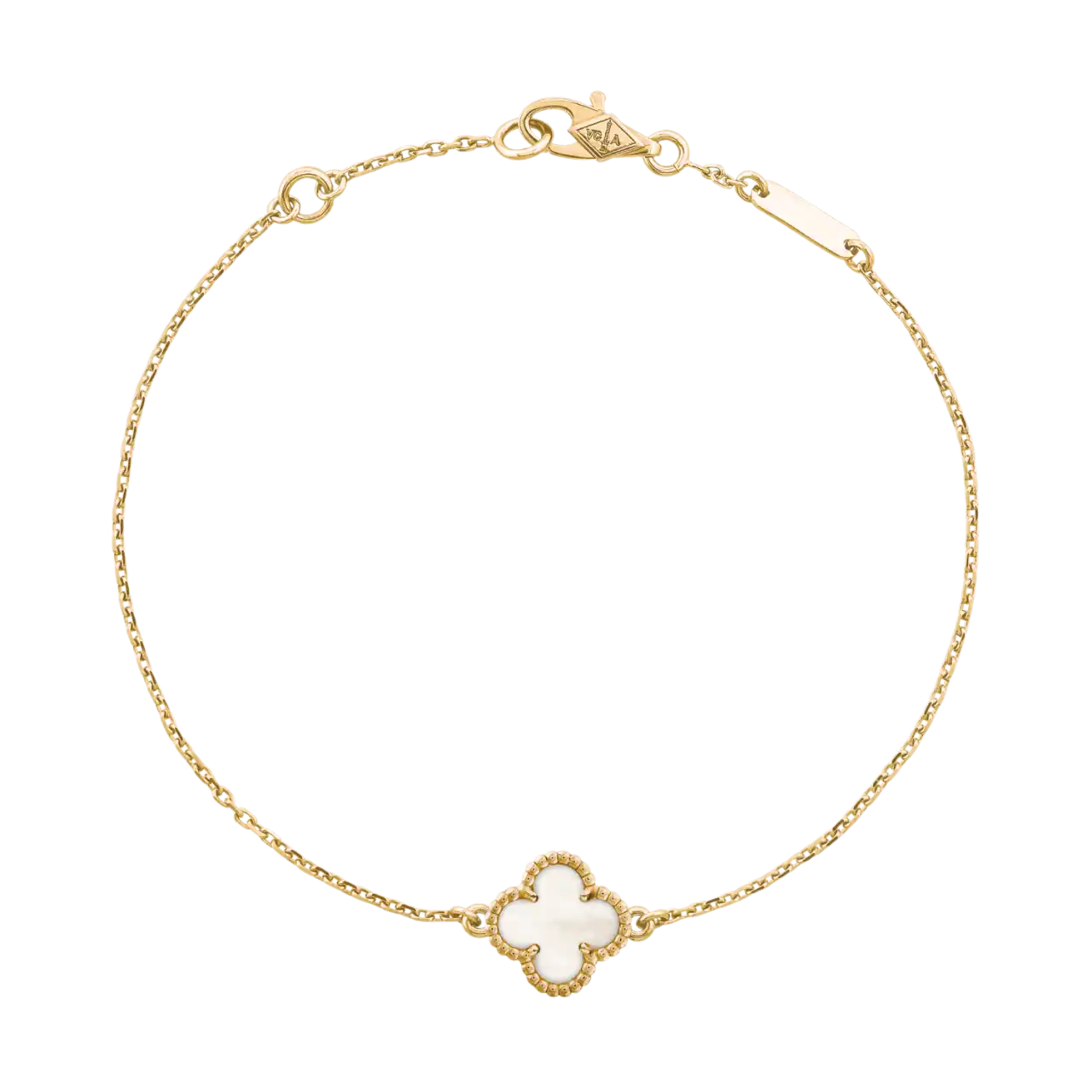 Van Cleef Sweet Alhambra Bracelet - Yellow Gold, Mother-of-Pearl