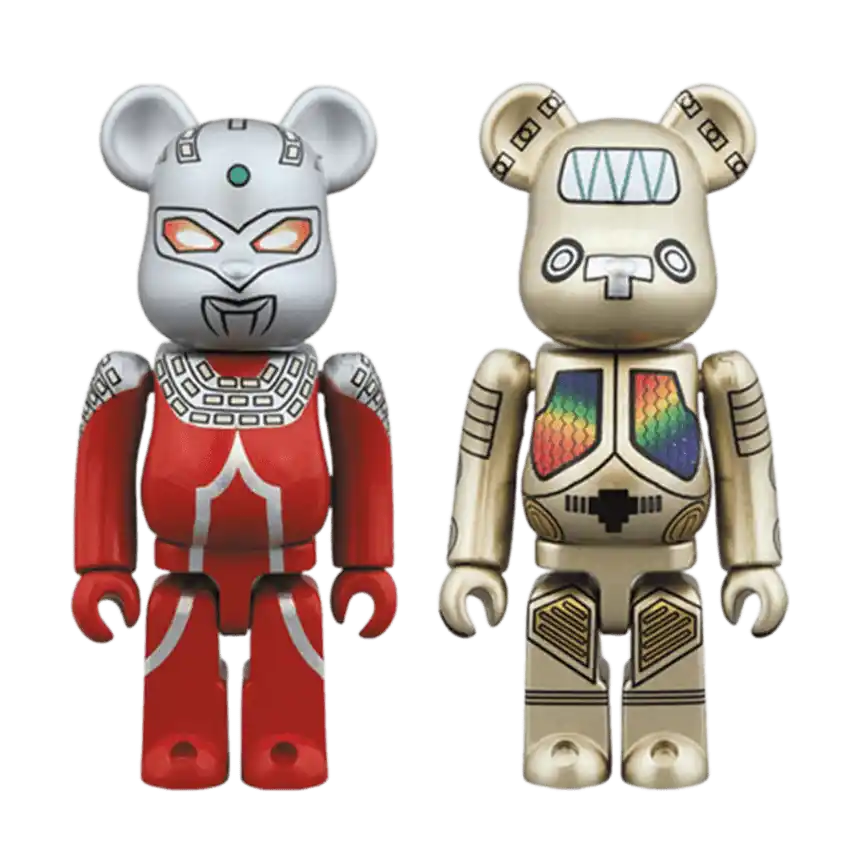 Bearbrick Ultra Seven & King Joe 100% (set of 2) - Multi