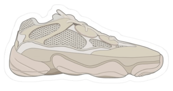 Yeezy 500 Sticker