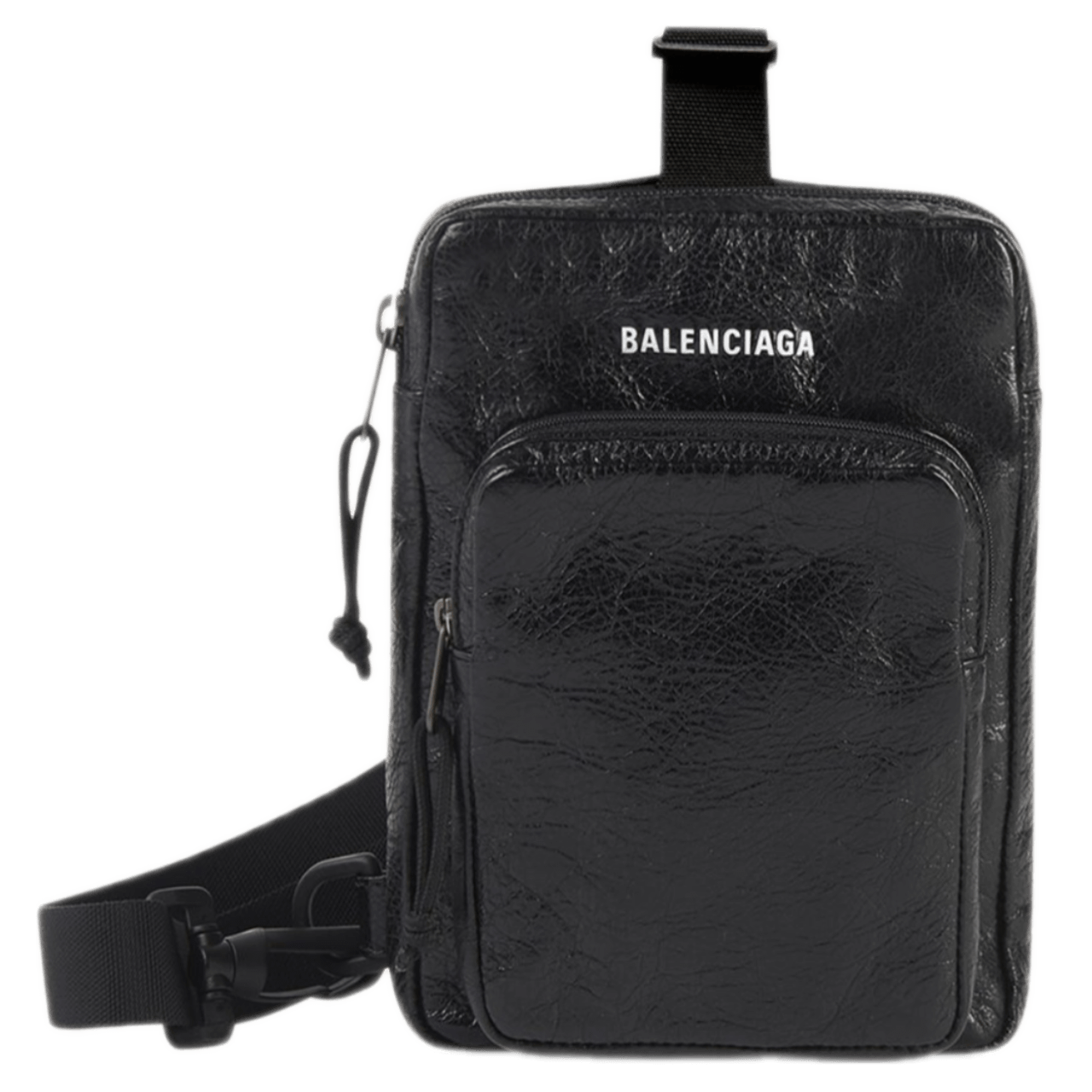 Balenciaga Explorer Crossbody Messenger Bag - Black