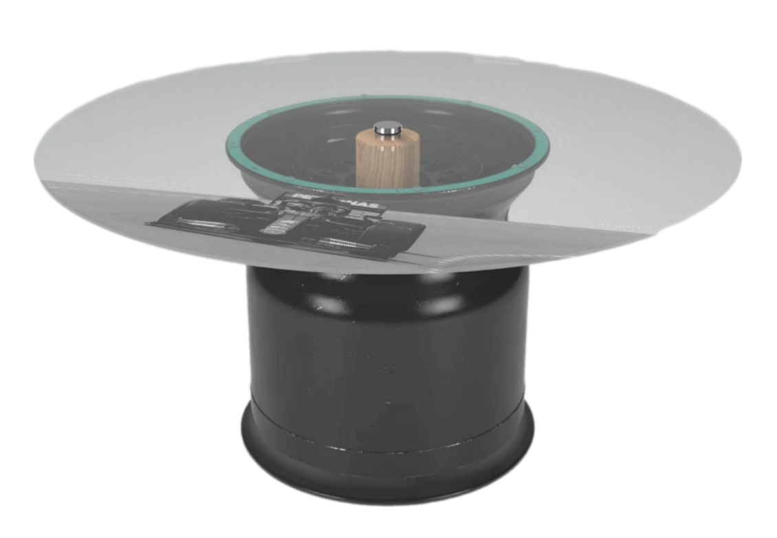 Lewis Hamilton 2021 Mercedes-AMG Petronas F1 Team Front Wheel Rim Table - Monte Carlo
