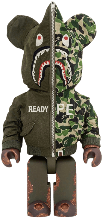 Bearbrick x Readymade x A Bathing Ape 1000% - Multi