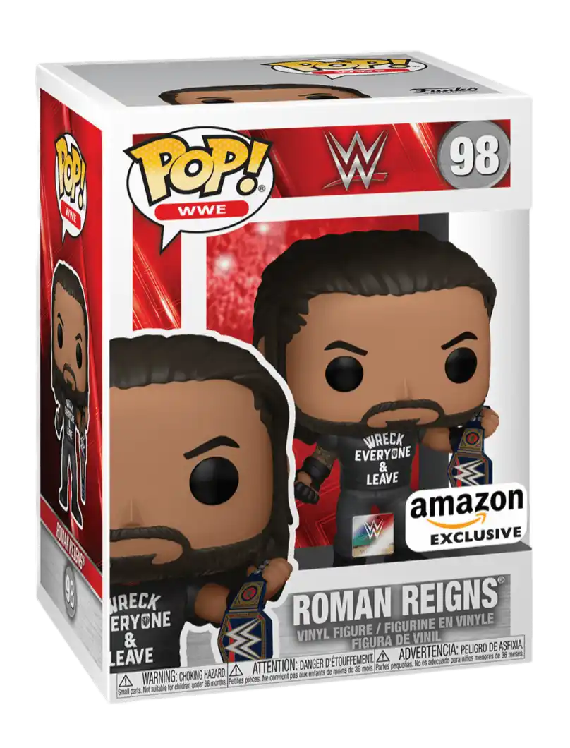 Funko Pop! WWE Roman Reigns Amazon Exclusive Figure 98