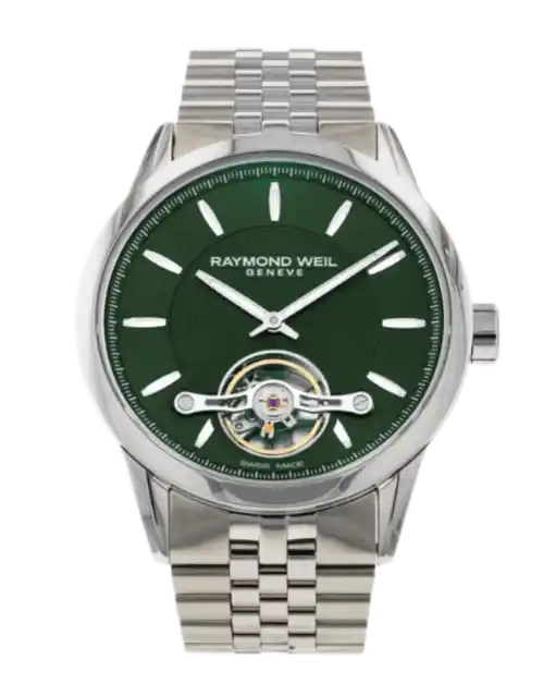 Raymond Weil Freelancer Green Dial - 42mm, Steel (2024)