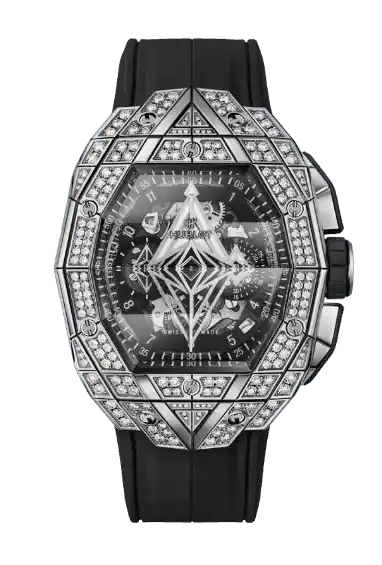 Hublot Big Bang Sang Bleu Titanium Pavé - 42mm, Titanium, Diamonds