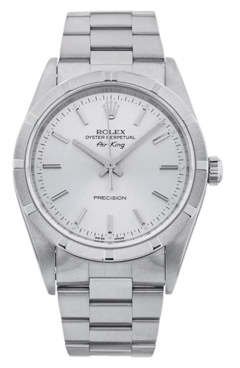 Rolex Air-King Silver Dial - 34mm, Steel (2002)
