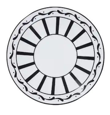 Dior Coffee Cup Saucer - White and Black Monsieur Dior