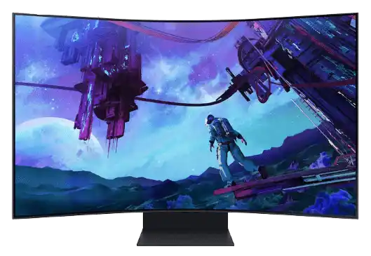 Samsung 55" Odyssey Ark 2nd Gen. 4K UHD 165Hz 1ms(GtG) Quantum Mini-LED Curved Gaming Screen