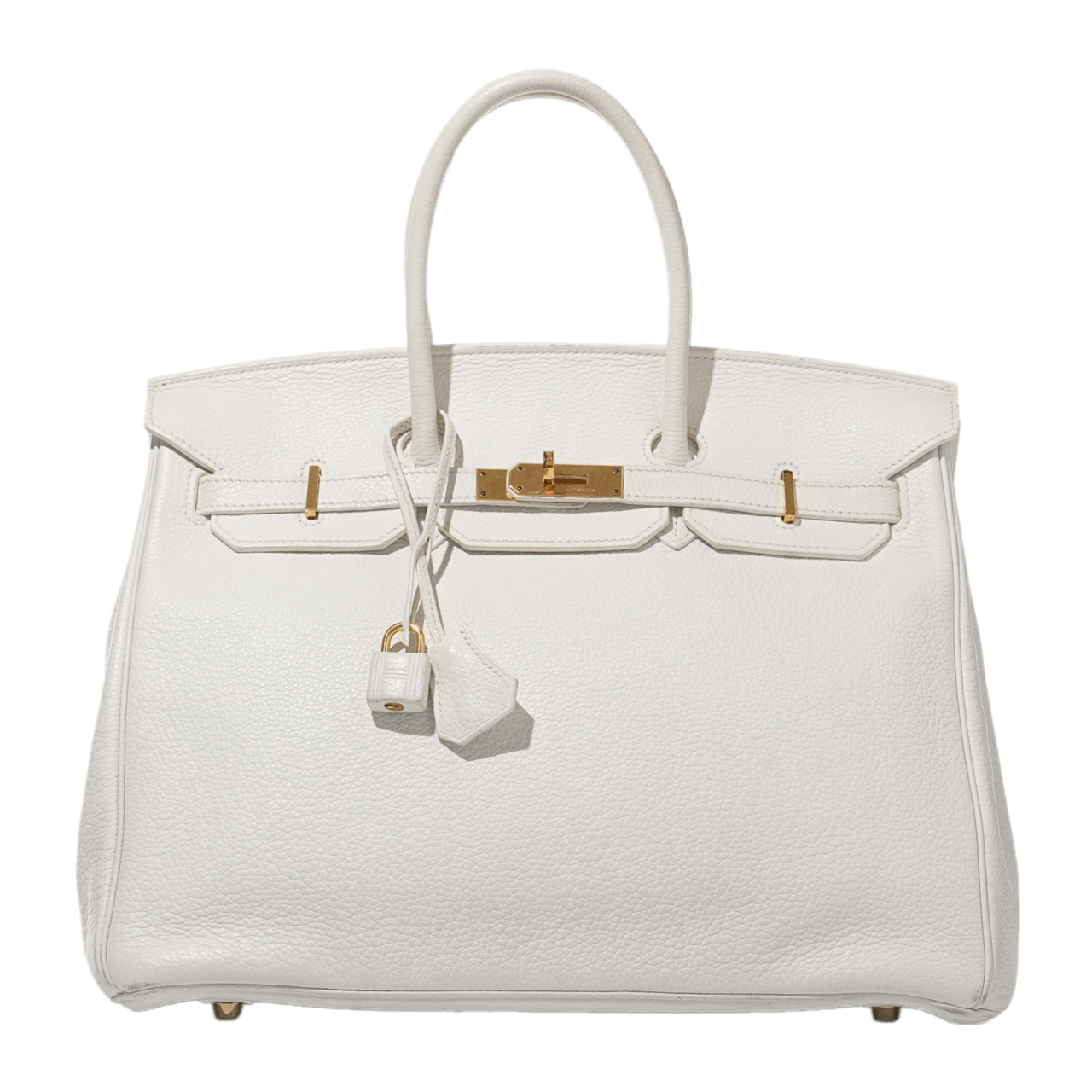 Hermès White Togo Birkin 35 Gold Hardware, 2009