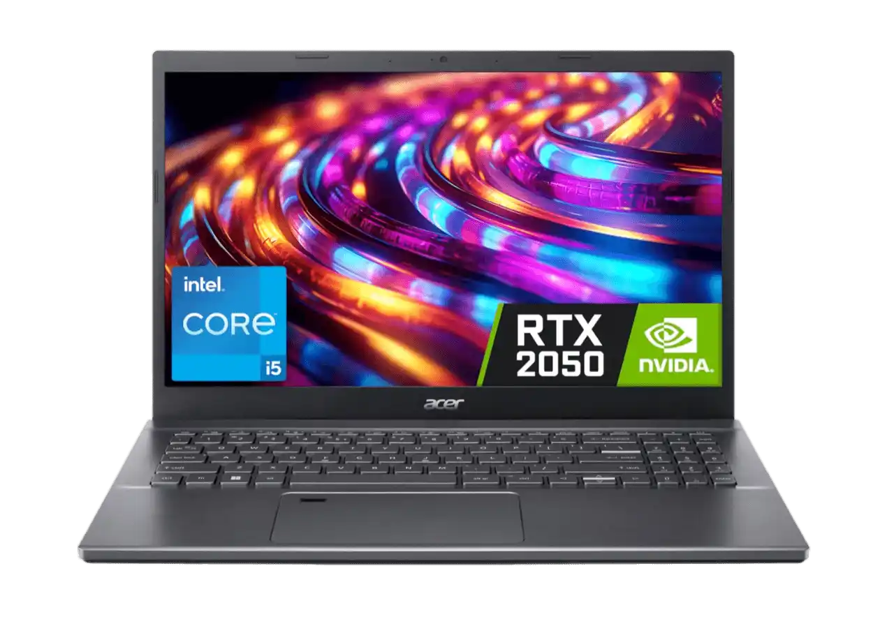 Acer Aspire 5 A515-57G Laptop - Intel Core i5-1235U, 16GB, 512GB SSD, NVIDIA GeForce RTX 2050 4G, 15.6" Full HD, Windows 11, Iron