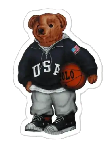 Polo Bear Sticker