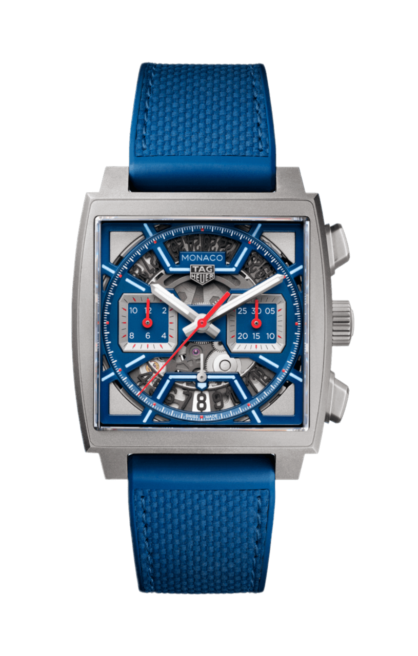 TAG Heuer Monaco Chronograph Blue Dial - 39mm, Steel