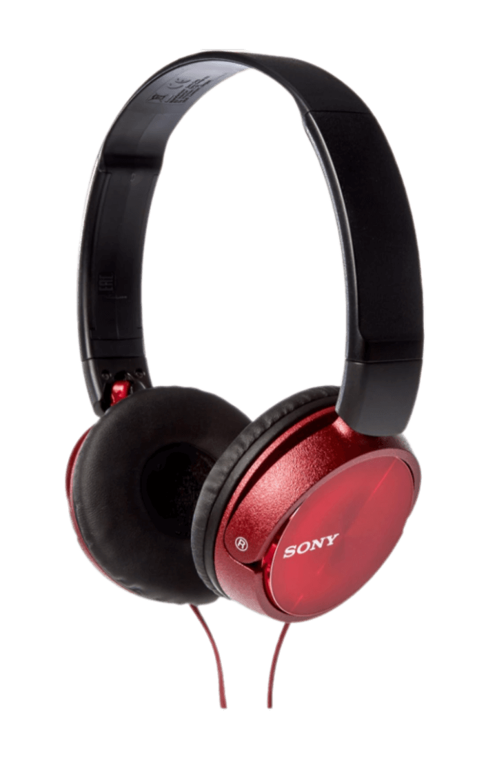 Sony MDR-ZX310 On-Ear Overhead Wired Headphones - Metallic Red
