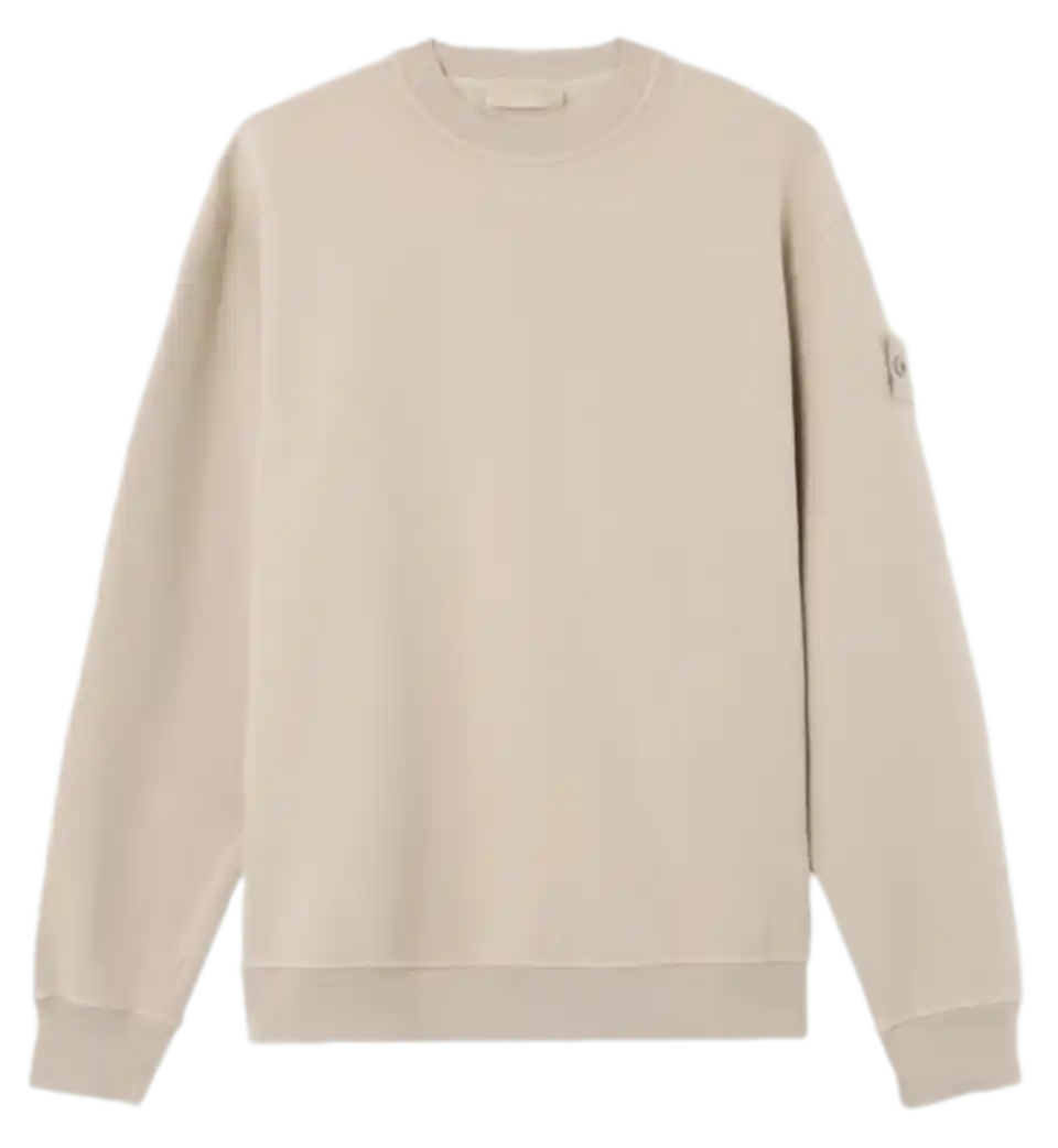 Stone Island Stretch Cotton Fleece Ghost - Beige