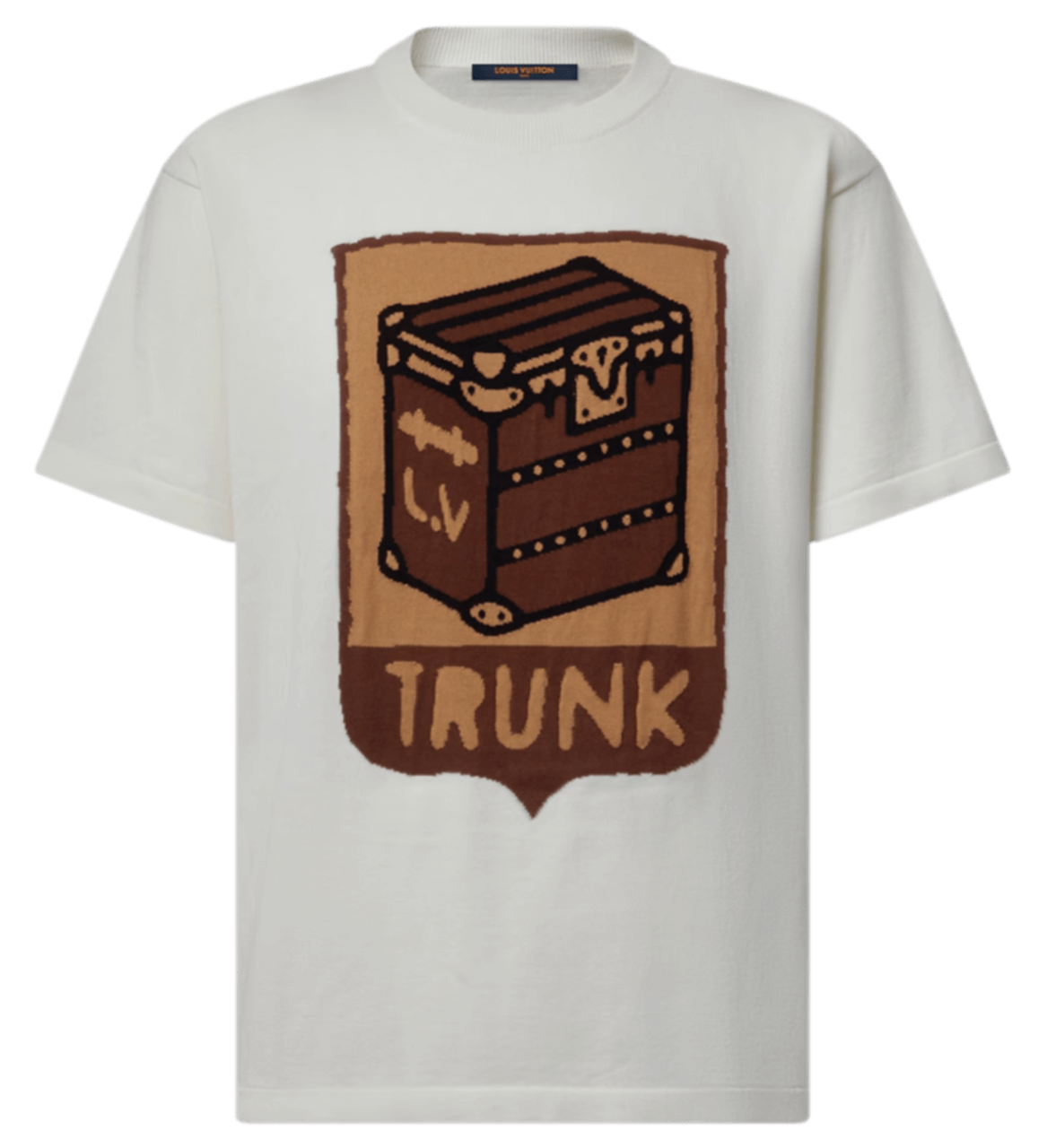 Louis Vuitton Graphic Short-Sleeved Crewneck - White