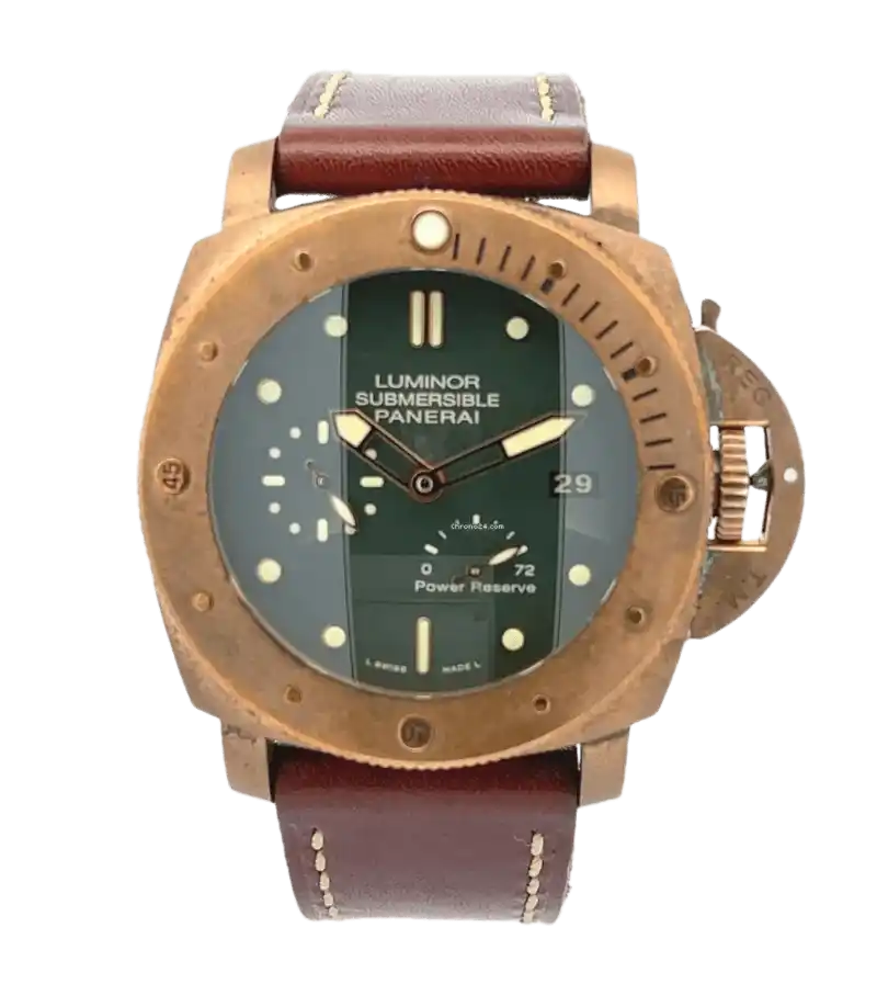 Panerai Luminor Submersible Green Dial - 47mm, Bronze (2016)