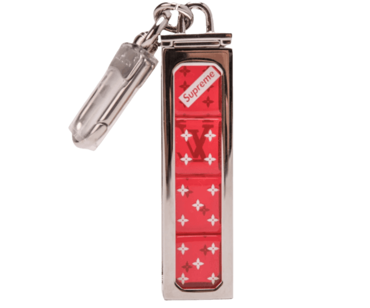 Louis Vuitton x Supreme Dice Key Chain - Red