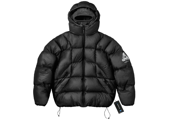 Palace Pertex Frost Balaclava Puffa - Black