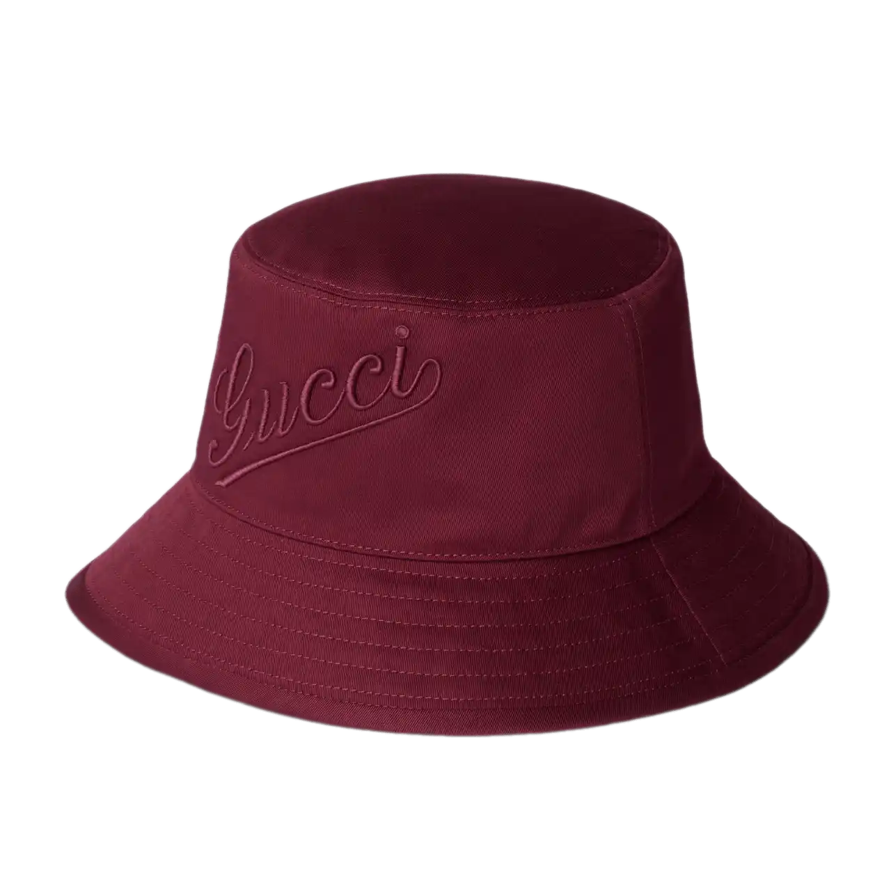 Gucci Cotton Bucket Hat - Rosso Ancora