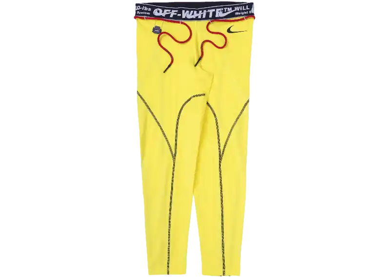 Off-White x Nike Tights - Opti Yellow