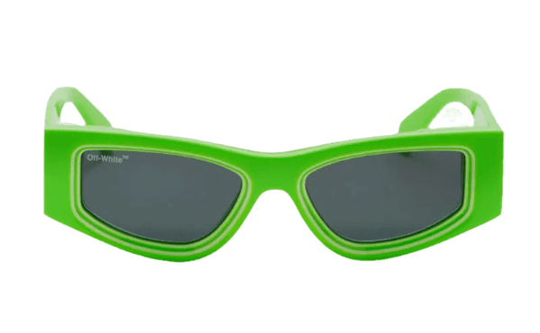 Off-White Andy Square-Frame Sunglasses - Lime Green