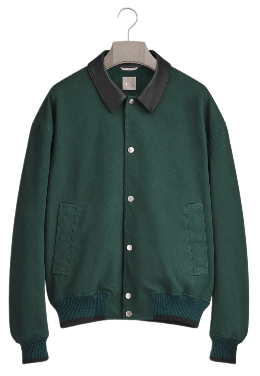 Dior Ingrid Blouson Jacket - Green Cotton Twill