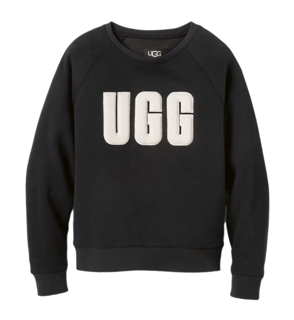 UGG Women's Madeline Fuzzy Logo Crewneck