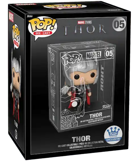 Funko Pop! Die-Cast Marvel Studios Thor Funko Shop Exclusive Figure 05