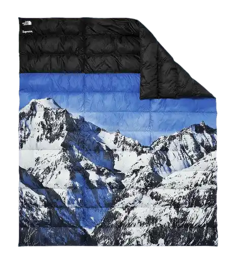 Supreme The North Face Mountain Nupste Blanket - Blue/White