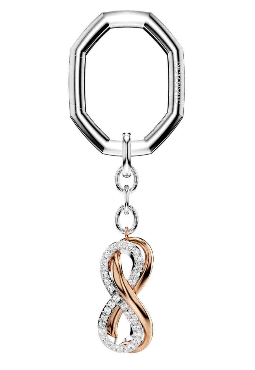 Swarovski Key Ring Infinity - White