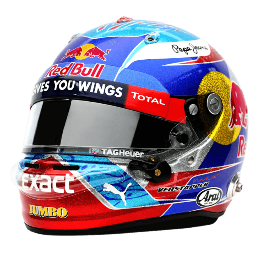 1:2 Max Verstappen Spain GP 2016 Mini Helmet