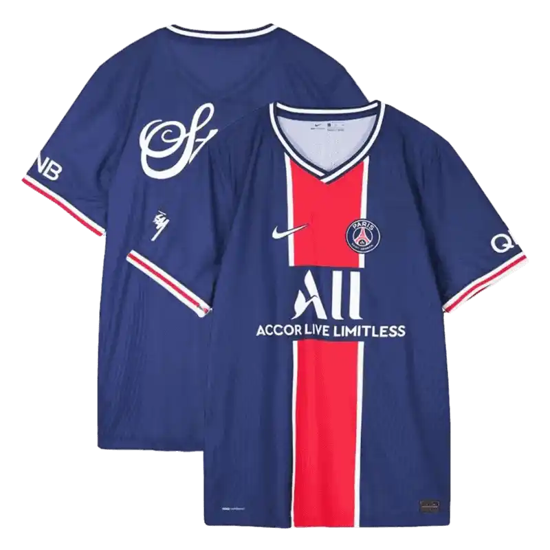 Stussy x PSG Football Jersey - Navy Blue