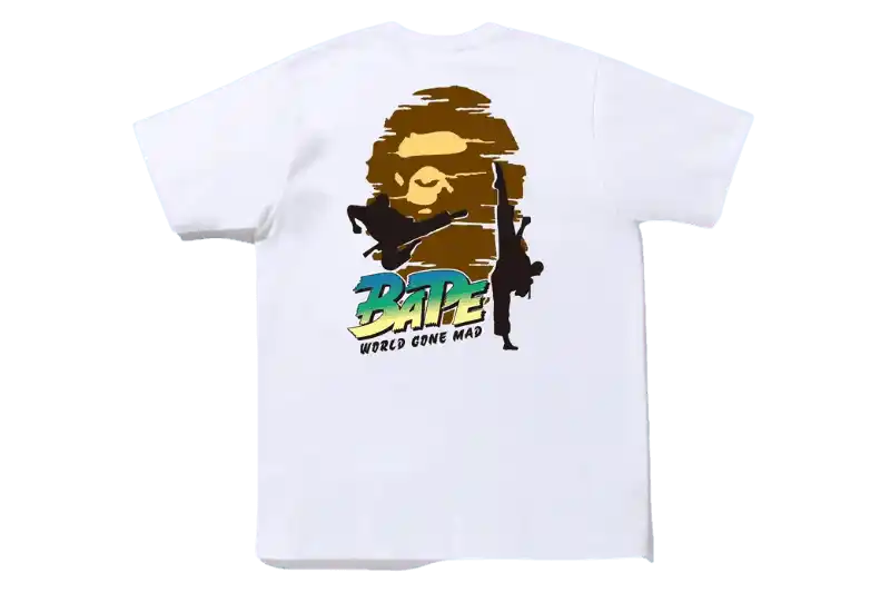 BAPE Japan Culture Karate Tee - White