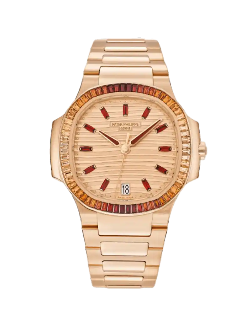 Patek Philippe Nautilus Golden Dial - 35mm, 18ct Rose Gold (2024)