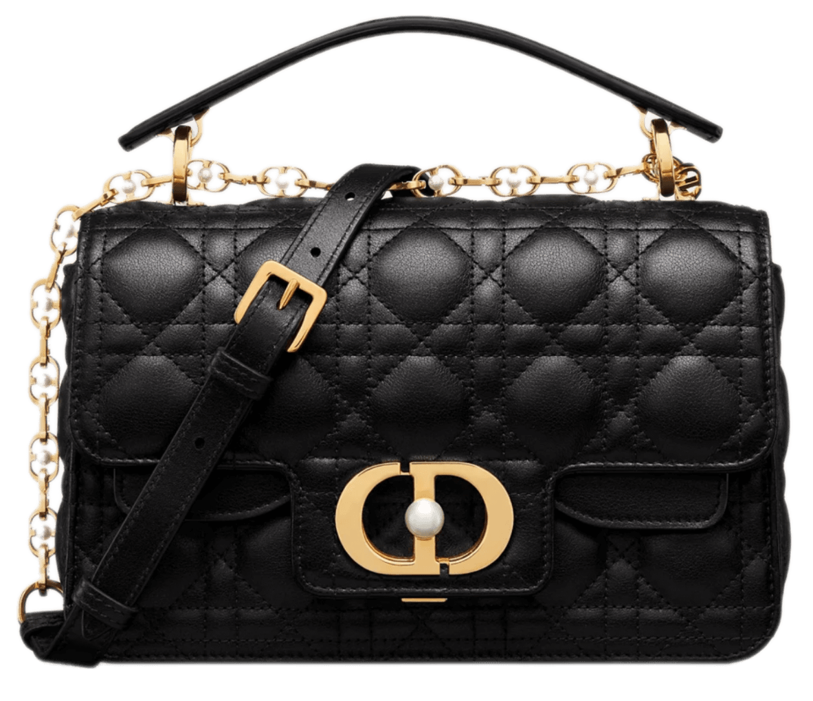 Dior Small Jolie Top Handle Bag - Black
