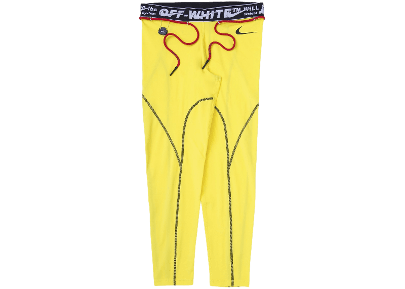 Off-White x Nike Tights - Opti Yellow