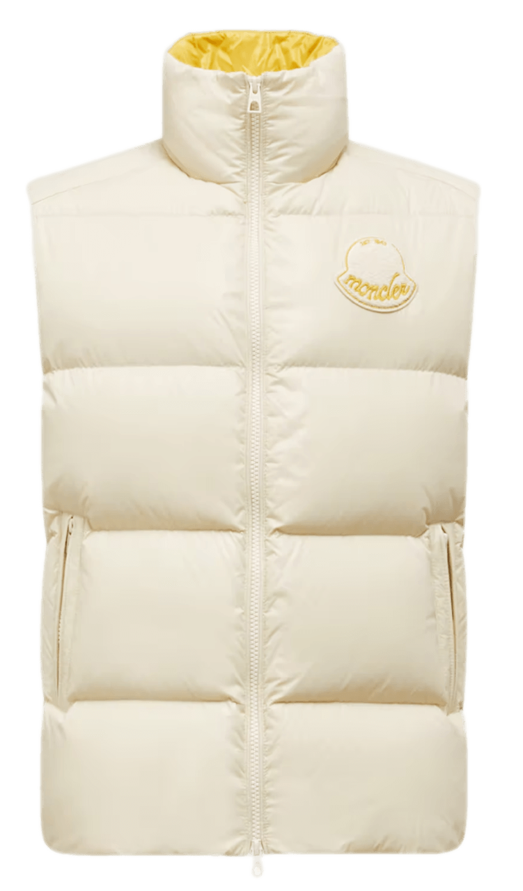Moncler Lipsi Down Vest - White Ivory