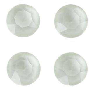 Swarovski 1088 XIRIUS Chatons Crystal Powder Green 8mm