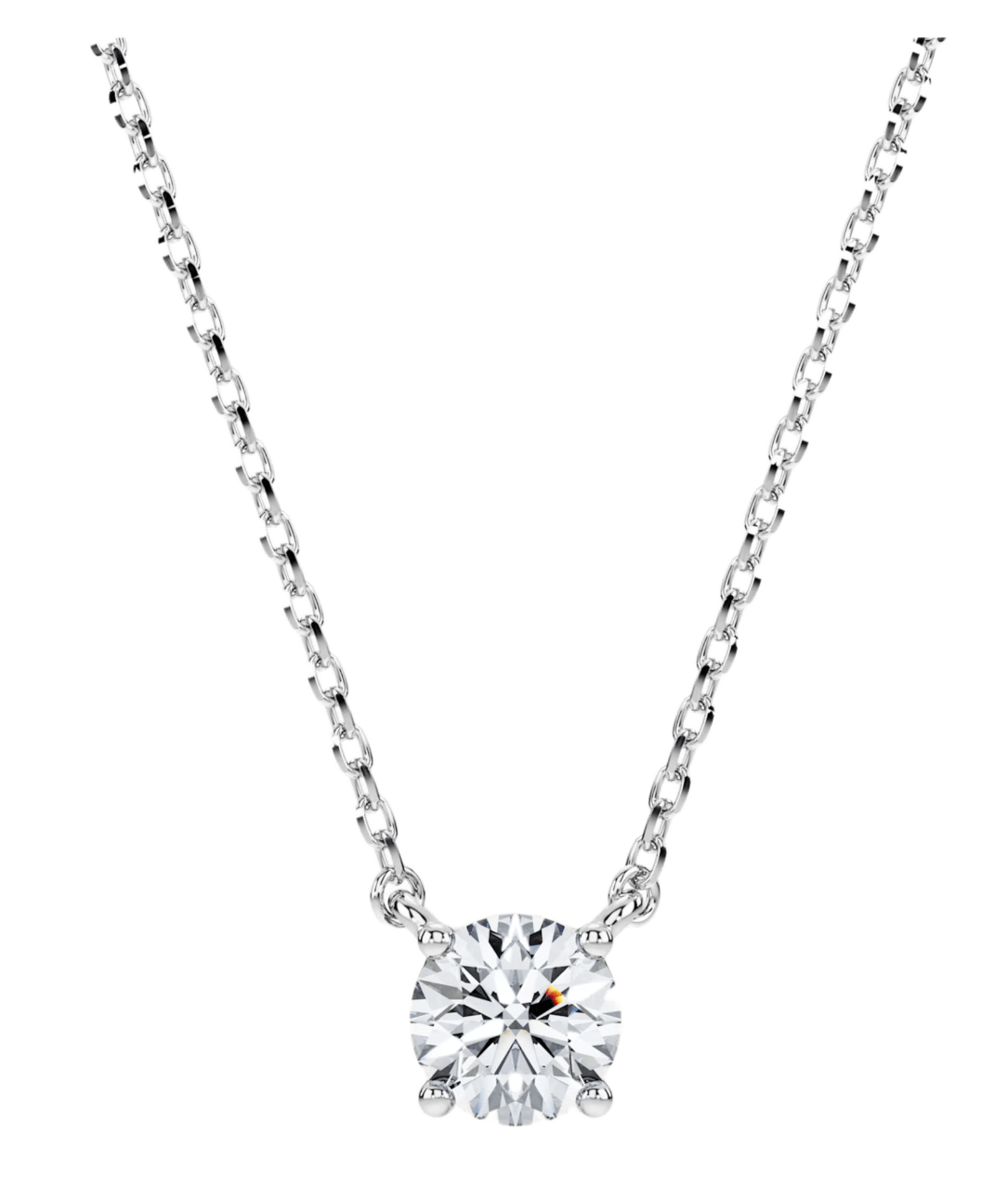 Swarovski Eternity Pendant - 0.5 ct Lab-grown Diamonds, Sterling Silver