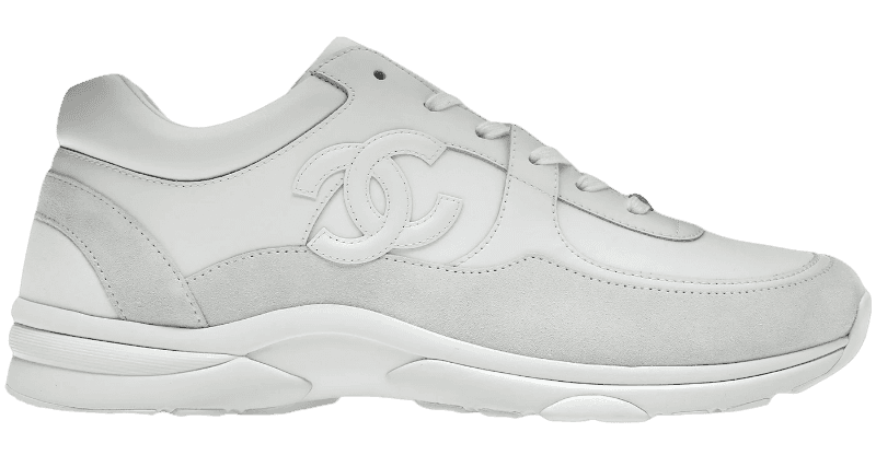 Chanel CC - White Suede
