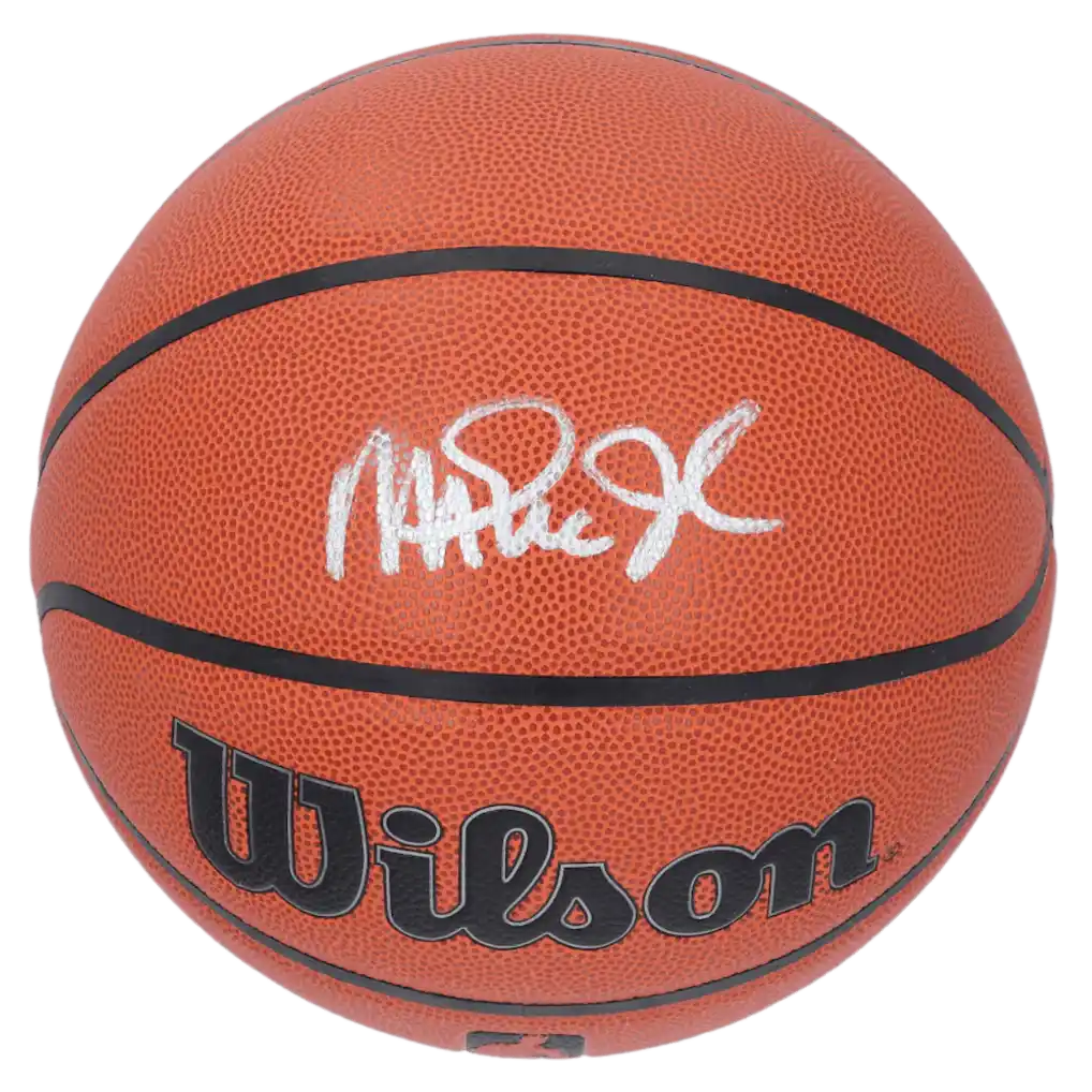 Magic Johnson Los Angeles Lakers Autographed Wilson Authentic Series Indoor/Outdoor Basketball